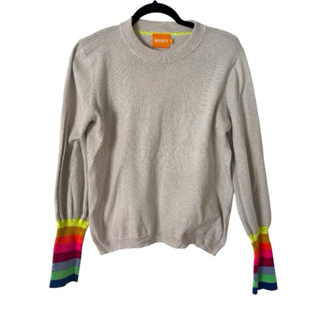 WISPR Rainbow Cuff Sweater - Picture 2 of 4